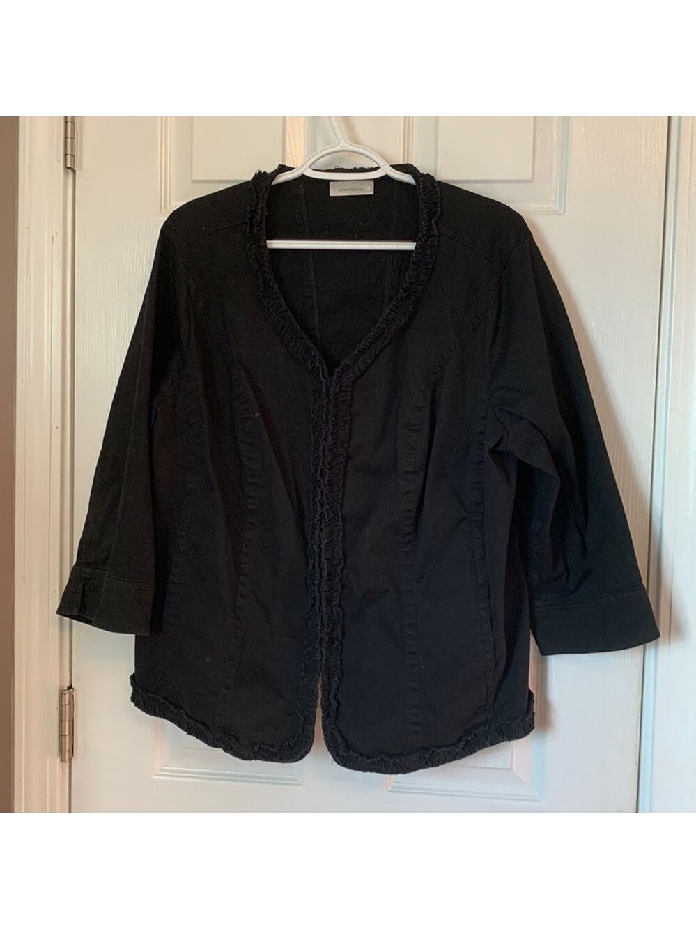 “Dress barn” distressed blazer jacket Size 18